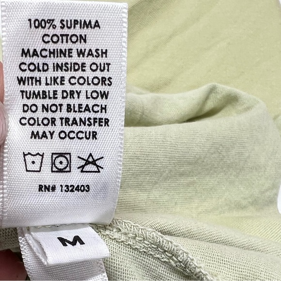 Cotton Citizen Light Green Long Sleeve Top - Picture 9 of 13